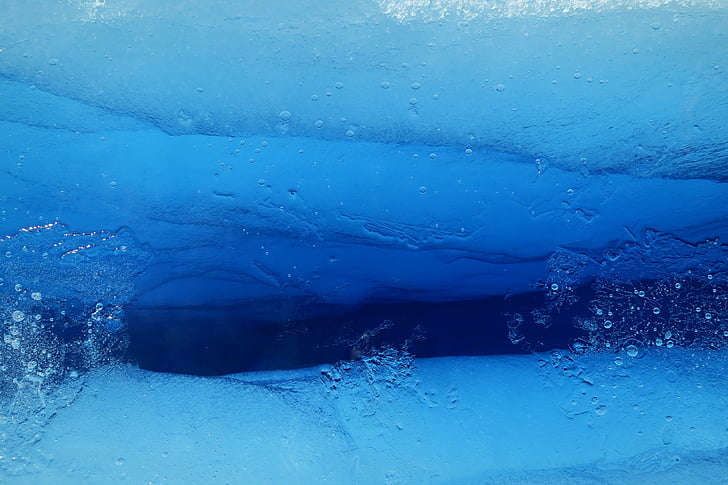 anrtic, океан, під водою, Льодовик, заморожені, води, синій