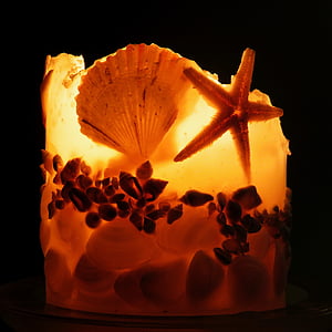 Kerze, Schalen, Candle-Light, Entspannen Sie sich, Luxus, natürliche, Einstellung