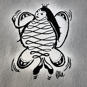 boceto dibujado a mano, mariposa, tarifa, mujer, Reina, animal, dibujo