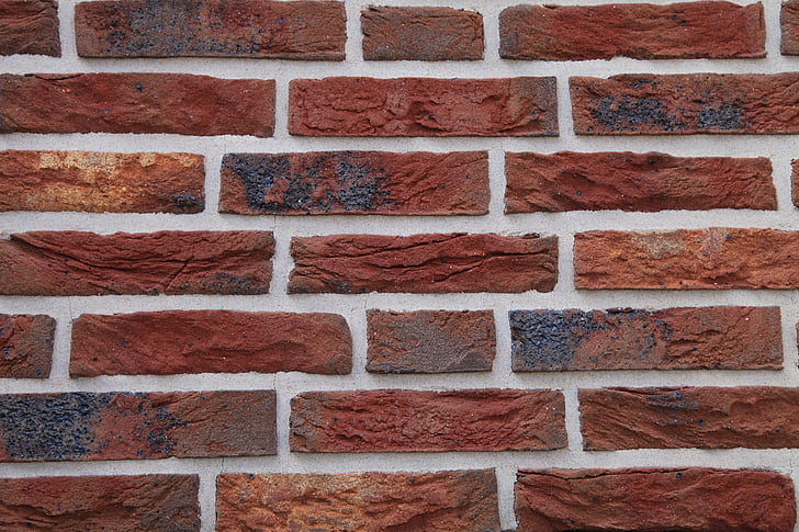 brick, brick wall, masonry, wall, natural stone, burned