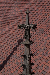 Pinnacle, Schatten, Kirchenschiff, Dach, Bedachung, Fonds, Hintergrund