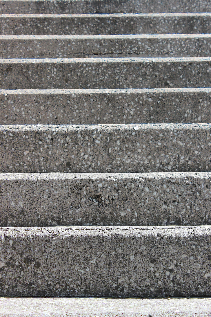 stepenice, cementa, beton