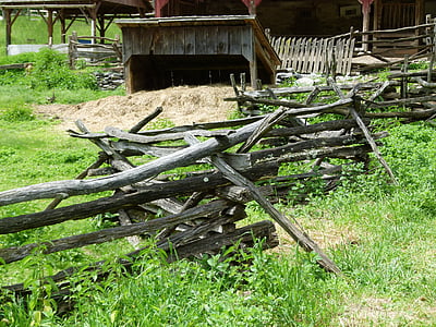 split rail fence, farmhouse, colonial, farm, rustic, countryside, old