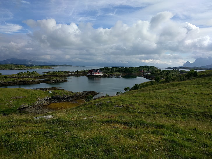 obala, krajine, scensko, otok, na prostem, kulise