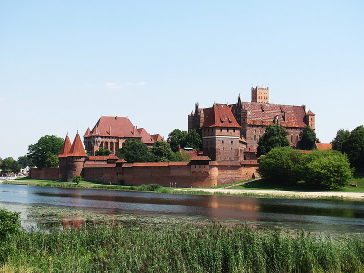 Castle, bangunan, Monumen, arsitektur, konstruksi pertahanan, Polandia, museum