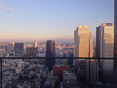 clădire, Japonia, arhitectura, sticlă, urban, City, constructii