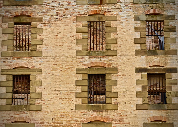 windows, sandstone, architecture, facade, traditional, exterior