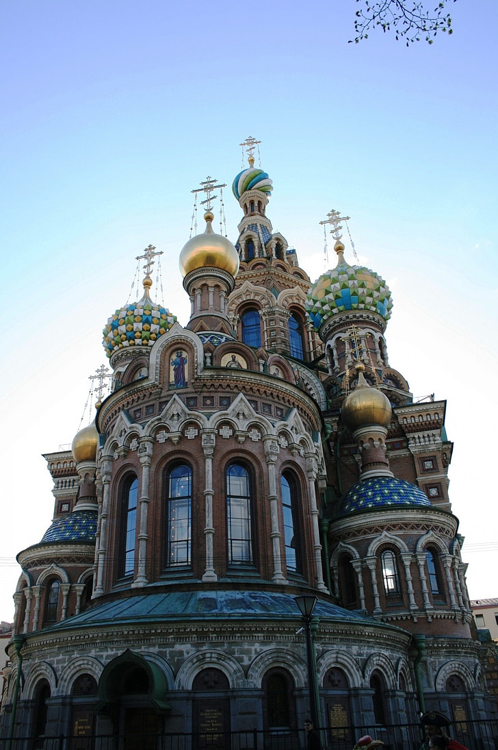 church, historic, architecture, ornate, domes, towers