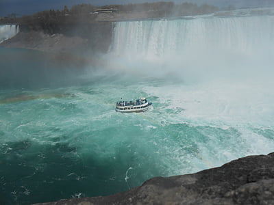 Niagara, Wasserfall, Regenbogen, Kanada, Wasser, Natur, Niagara-Fälle