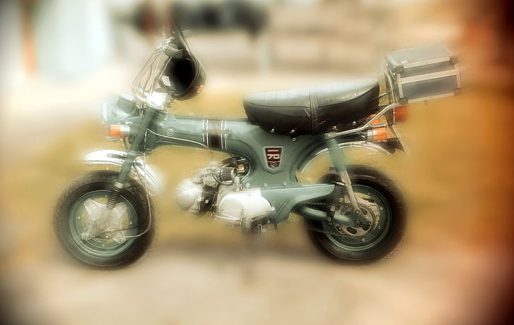 moped, nostalgia, motorcycle, mechano hog