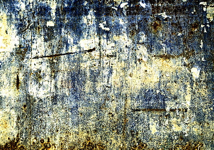 textura, grunge, fons, blau, paret, guix, intempèrie