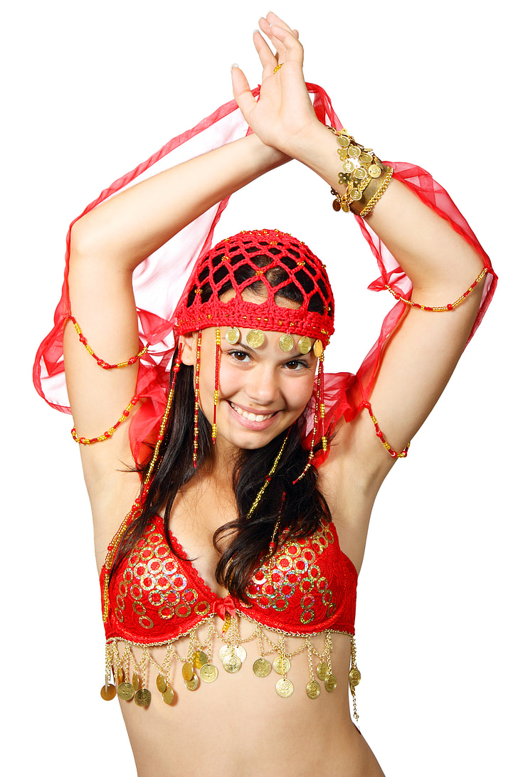 attractive, belly, costume, dance, dancer, eastern, fashion