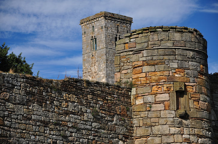 st andrews, architecture, history, lake dusia, stone wall, monument, old