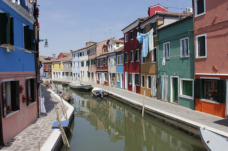 Lagoon, Burano, Boot