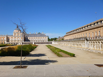 királyi palota, Aranjuez, Spanyolország, építészet, örökség, emlékmű, épület