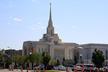 Salt lake city, kostol, Utah, pamiatka, náboženské, mormónov, náboženstvo