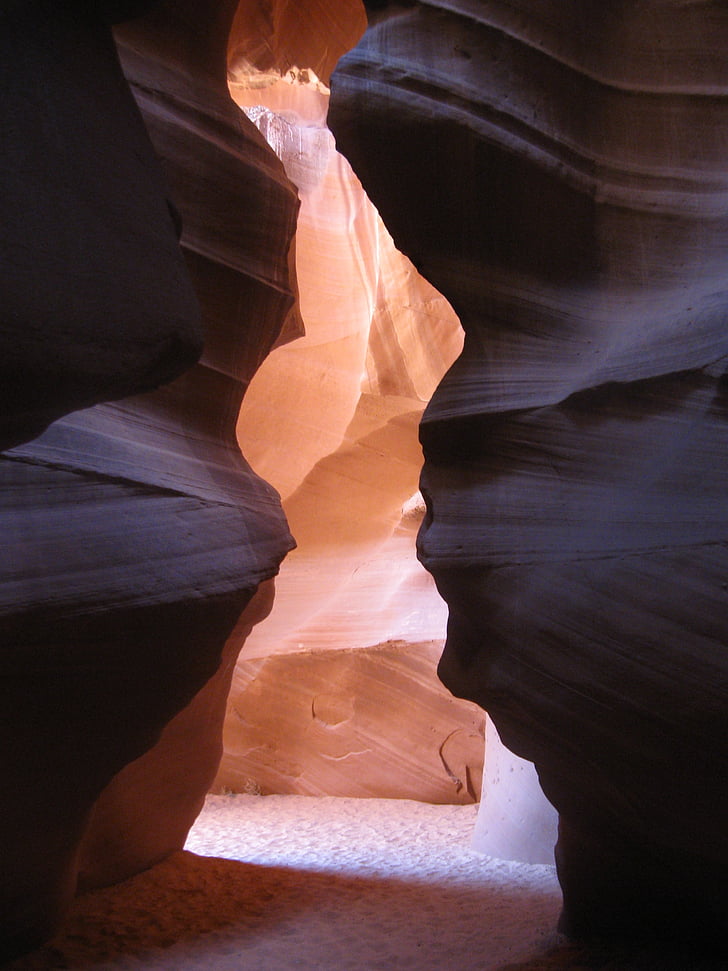 antelope, canyon, page, sand stone, color, light, shadow