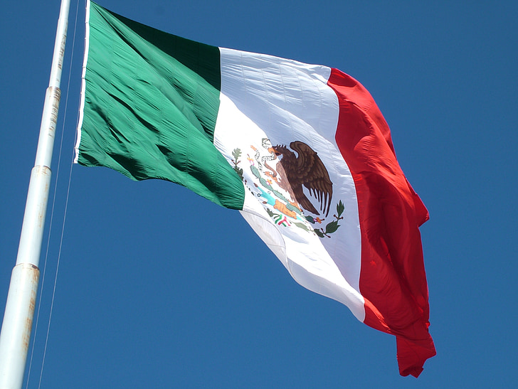 Bandera, México, colores