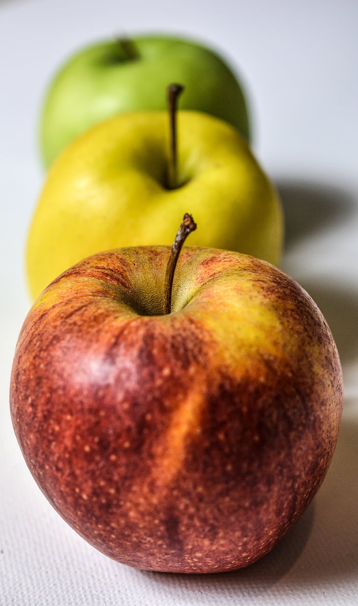 Apple, trái cây, thực phẩm, mùa giải, khỏe mạnh, tươi, màu xanh lá cây