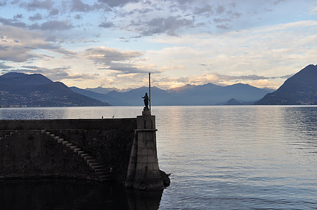 Lago maggiore, Lac, Stresa, paysage, méditation, nature