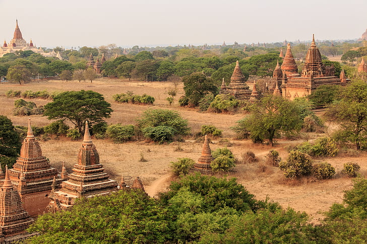 พม่า, พม่า, ท่องเที่ยว, เอเชีย, การท่องเที่ยว, ภูมิทัศน์, โบราณ