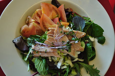 Salat, Essen, Küche, Restaurant, Platte, Gourmet, Gemüse