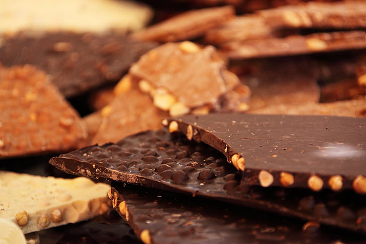 фоновому режимі, коричневий, калорій, цукерки, шоколад, какао, Темний