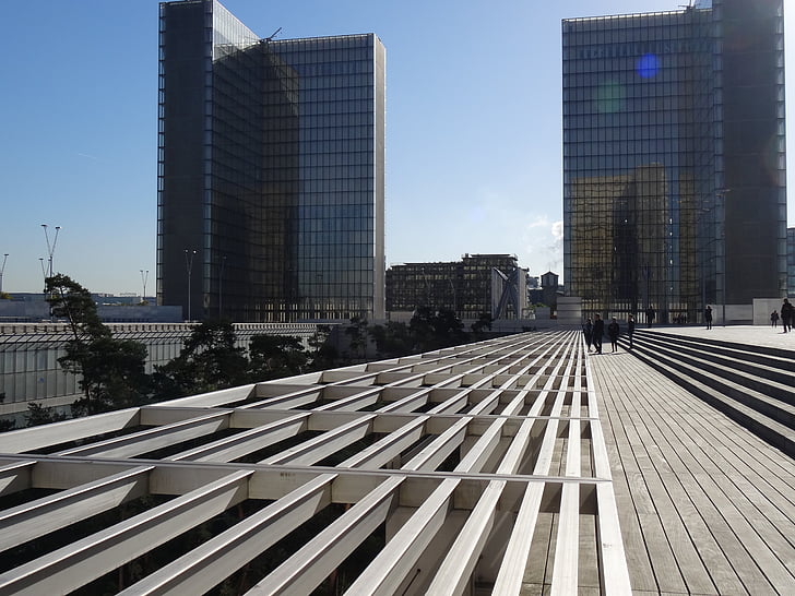 Bibliothèque Nationale de France, Paris, Architektur, François-Mitterrand-Website, Dominique Perrault