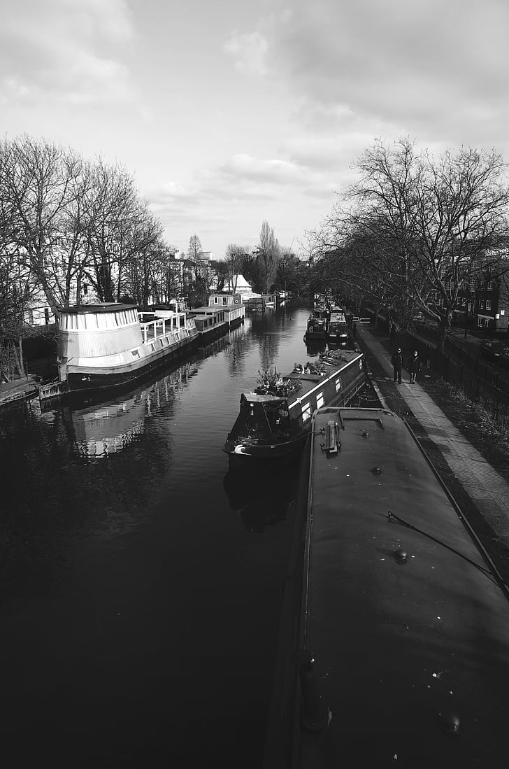 London, Street, Canal, Sunshine, City, Urban, Inglismaa