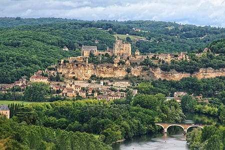 Prancis, Périgord, Dordogne, Kastil Beynac