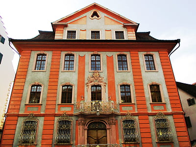 Architektúra, radnica bischofszell, historicky, staré mesto, Bischofszell, Thurgau, Švajčiarsko