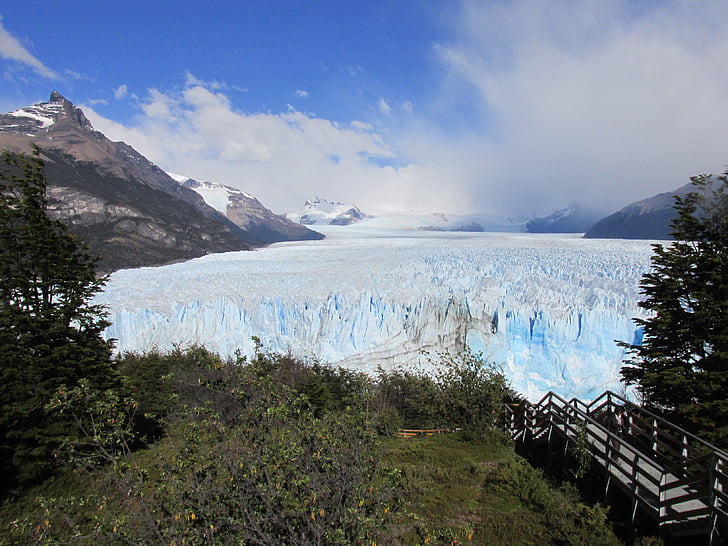 Ľadovec, zamrznutá rieka, ľad, za studena, zmrzlina, Argentína, južnej Argentíne