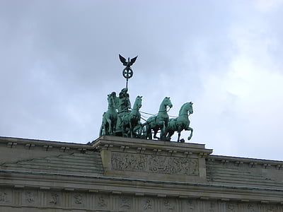 Berlín, puerta de Brandenburgo, Brandenburg, arquitectura, Deutschland, Alemania, punto de referencia