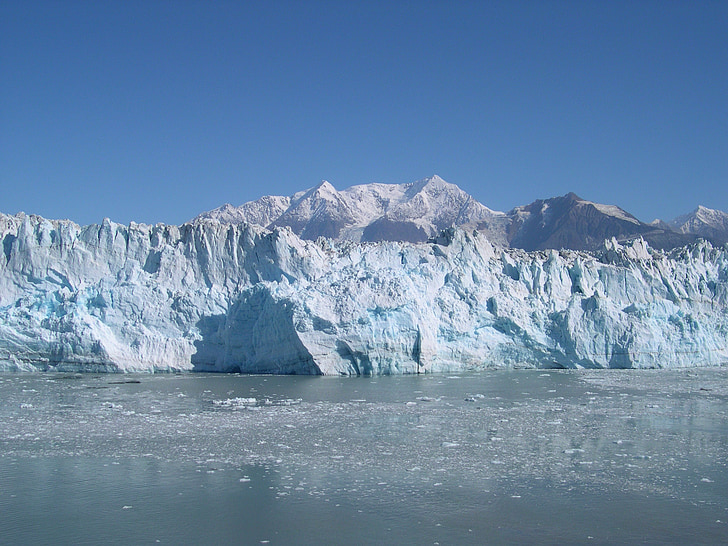 Alaska, glace, eau, Glacier, bleu, nature