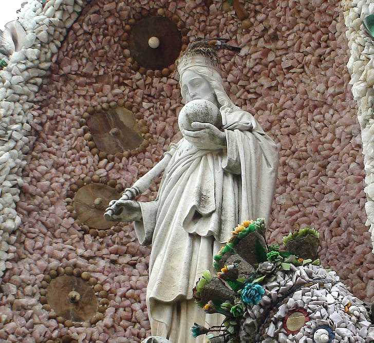 Gruta de dickeyville, Santuario de, Wisconsin, Jesús, pájaro, Nido, cabeza