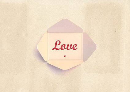 사랑, 당신을 사랑해요, 포스트 카드, 종이, 카드, 인사말, 로맨틱