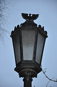 lantern, evening, melancholia, park