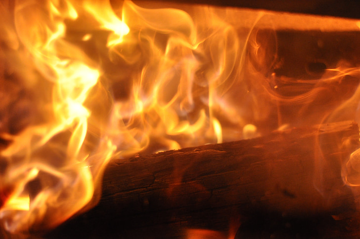 fuego, chimenea, llama, madera, quemar, abrir fuego, Blaze