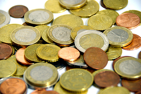 monety, bilon, pieniądze, Waluta, Finanse, monety, środków pieniężnych