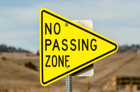 no passing zone, sign, triangle, traffic sign, traffic, no, passing