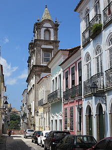 Pernambuco, Bahia, Iglesia, Bahia de todos los santos, zona alta, Salvador de Bahía