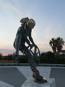 Skulptur, Mann, Statue, Denkmal, Männlich, Italien, toskanischen