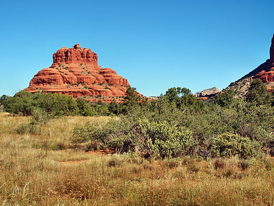 Verenigde Staten, Sedona, Arizona, Bell rock, rode rotsen, Verenigde Staten