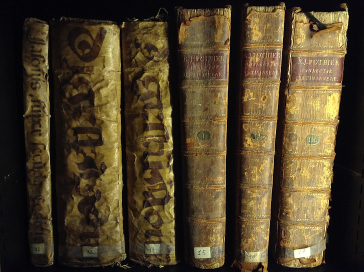 книги, стар, Библиотека, пергамент