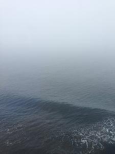 vesi, Ocean, Sea, Aalto, näkymä, antenni, harmaa