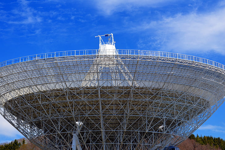 radioteleskopas, Efelsbergo, Eifelis, vietos, teleskopas, mokslinių tyrimų, Astronomija