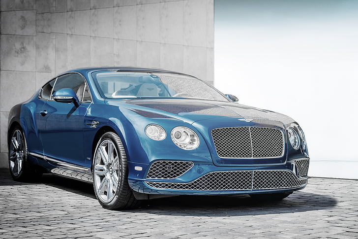 Bentley, auto, drahé, Luxusní, bohatá, životní styl, modrá