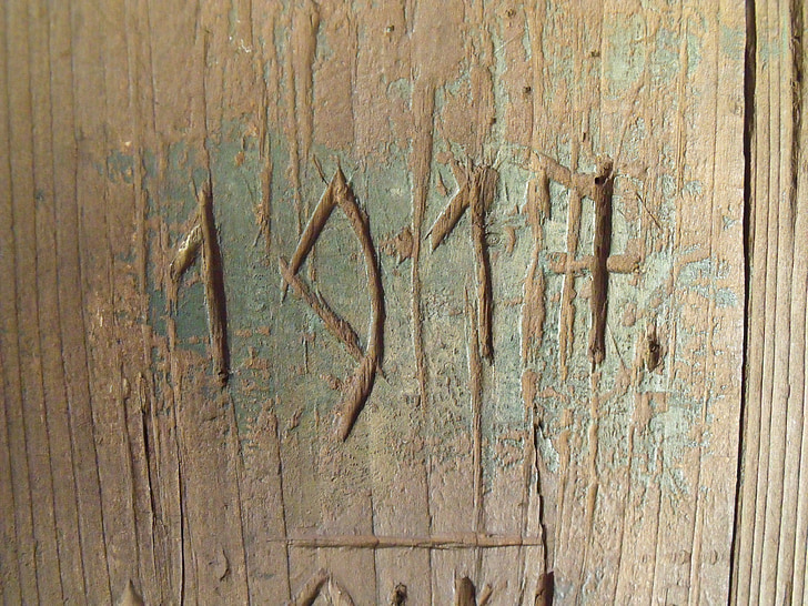 altholz, jaar, oude, lettertype, hout, Raad van bestuur, Carving