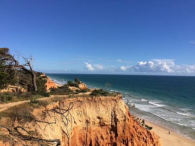 Felicia beach, Portugalsko, Algarve, Albufeira, Európa, Beach, more