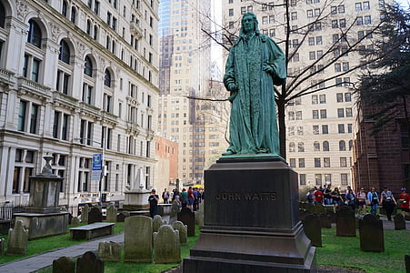 new york, kyrkogården, USA, staty, berömda place, new york city, monumentet